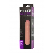 Насадка-удлинитель Extension sleeve телесного цвета - 18,5 см. - Sitabella - в Черкесске купить с доставкой