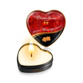 Массажная свеча с ароматом карамели Bougie Massage Candle - 35 мл. - Plaisir Secret - купить с доставкой в Черкесске