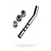 Металлический анальный душ с тремя насадками - ToyFa - купить с доставкой в Черкесске