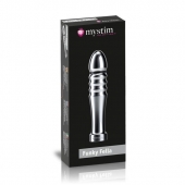 Ребристый фаллоимитатор для электростимуляции Funky Fella Rill Dildo - 13 см. - MyStim - купить с доставкой в Черкесске