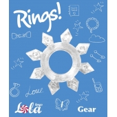 Прозрачное эрекционное кольцо Rings Gear - Lola Games - в Черкесске купить с доставкой