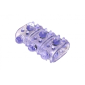 Фиолетовая насадка на пенис Rings Armour - Lola Games - в Черкесске купить с доставкой