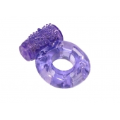 Фиолетовое эрекционное кольцо с вибрацией Rings Axle-pin - Lola Games - в Черкесске купить с доставкой