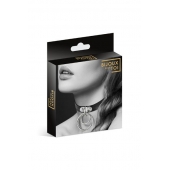 Черный чокер с двумя кольцами - Bijoux Pour Toi - купить с доставкой в Черкесске