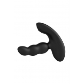 Черный силиконовый стимулятор простаты Levett Nitoc с пультом ДУ - Levett - в Черкесске купить с доставкой