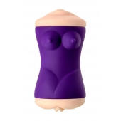 Двухсторонний мастурбатор JOS YARA в фиолетовой колбе - JOS - в Черкесске купить с доставкой