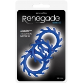 Набор из 3 синих эрекционных колец Renegade Gears - NS Novelties - в Черкесске купить с доставкой