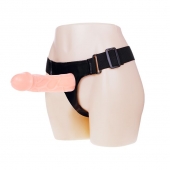 Телесный фаллоимитатор на трусиках Jessica Strap-On - 15,5 см. - Baile - купить с доставкой в Черкесске