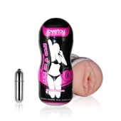Мастурбатор-вагина Sex In A Can Vibra Vagina Tunnel - Lovetoy - в Черкесске купить с доставкой