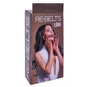 Кляп-трензель Lora с металлическими кольцами - Rebelts - купить с доставкой в Черкесске