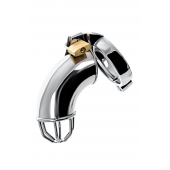 Серебристый мужской пояс верности TOYFA Metal - ToyFa - купить с доставкой в Черкесске