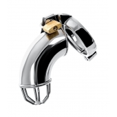 Серебристый мужской пояс верности TOYFA Metal - ToyFa - купить с доставкой в Черкесске