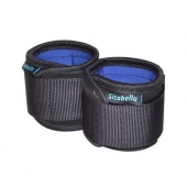 Неопреновые черно-синие наручники - Sitabella - купить с доставкой в Черкесске