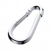 Серебристый карабин TOYFA Metal - ToyFa - купить с доставкой в Черкесске