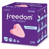 Женские гигиенические тампоны без веревочки FREEDOM normal - 3 шт. - Freedom - купить с доставкой в Черкесске