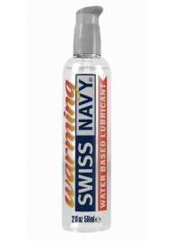Разогревающий лубрикант на водной основе Swiss Navy Warming Lube - 59 мл. - Swiss navy - купить с доставкой в Черкесске