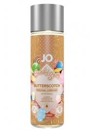 Смазка на водной основе Candy Shop Butterscotch с ароматом ирисок - 60 мл. - System JO - купить с доставкой в Черкесске
