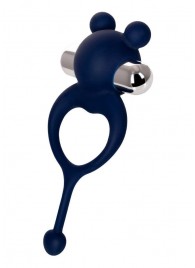 Синее виброкольцо с хвостиком JOS MICKEY - JOS - в Черкесске купить с доставкой