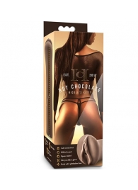 Коричневый мастубратор-вагина Nicole s Kitty - Blush Novelties - в Черкесске купить с доставкой