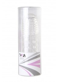 Прозрачная закрытая гелевая насадка - 13,5 см. - Toyfa Basic - в Черкесске купить с доставкой