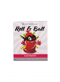 Стимулирующий презерватив-насадка Roll   Ball Raspberry - Sitabella - купить с доставкой в Черкесске