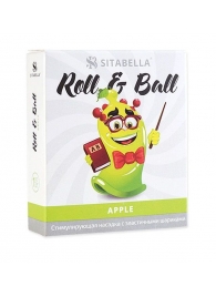 Стимулирующий презерватив-насадка Roll   Ball Apple - Sitabella - купить с доставкой в Черкесске