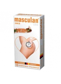 Розовые презервативы Masculan Ultra Long Pleasure с колечками, пупырышками и продлевающим эффектом - 10 шт. - Masculan - купить с доставкой в Черкесске