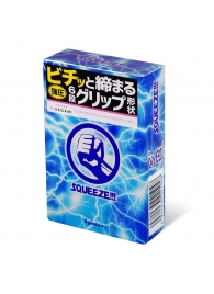 Презервативы Sagami Squeeze волнистой формы - 5 шт. - Sagami - купить с доставкой в Черкесске