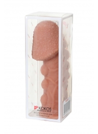 Насадка на фаллос с пузыриками, венками и ребристостью KOKOS Extreme Sleeve 09 - 12,7 см. - KOKOS - в Черкесске купить с доставкой