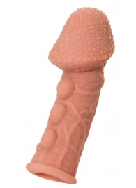 Насадка на фаллос с пузыриками, венками и ребристостью KOKOS Extreme Sleeve 09 - 12,7 см. - KOKOS - в Черкесске купить с доставкой