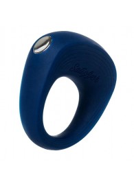 Синее эрекционное кольцо на пенис Satisfyer Ring 2 - Satisfyer - в Черкесске купить с доставкой