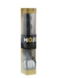 Черная ёлочка-насадка для двойного проникновения Mojo Bumpy - 15 см. - Seven Creations - в Черкесске купить с доставкой