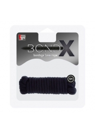 Чёрная веревка для связывания BONDX LOVE ROPE - 5 м. - Dream Toys - купить с доставкой в Черкесске