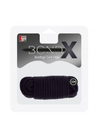 Черная веревка для связывания BONDX LOVE ROPE - 10 м. - Dream Toys - купить с доставкой в Черкесске