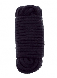 Черная веревка для связывания BONDX LOVE ROPE - 10 м. - Dream Toys - купить с доставкой в Черкесске