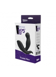 Черный вибромассажер простаты PROSTATE HERO - Dream Toys - в Черкесске купить с доставкой