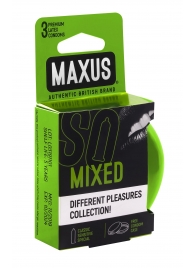 Презервативы в железном кейсе MAXUS Mixed - 3 шт. - Maxus - купить с доставкой в Черкесске