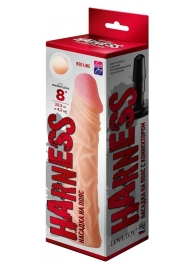 Насадка на пояс Harness RED LINE - 21,5 см. - LOVETOY (А-Полимер) - купить с доставкой в Черкесске
