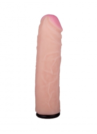Черный пояс-трусики с насадкой  Гламур Dana  - 15,5 см. - LOVETOY (А-Полимер) - купить с доставкой в Черкесске
