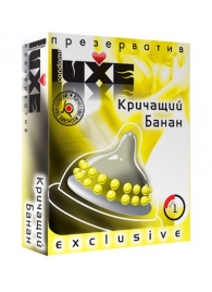 Презерватив LUXE  Exclusive  Кричащий банан  - 1 шт. - Luxe - купить с доставкой в Черкесске