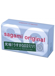 Ультратонкие презервативы Sagami Original - 12 шт. - Sagami - купить с доставкой в Черкесске