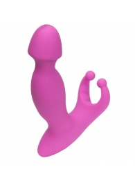 Розовый стимулятор простаты с усиками - 15 см. - 4sexdreaM - в Черкесске купить с доставкой