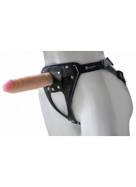 Универсальный мягкий пояс с насадкой Hard brutal BDSM-КОНСУЛ - 17 см. - LOVETOY (А-Полимер) - купить с доставкой в Черкесске