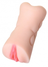 Телесный двусторонний мастурбатор Rich Fruit - вагина и анус - ToyFa - в Черкесске купить с доставкой