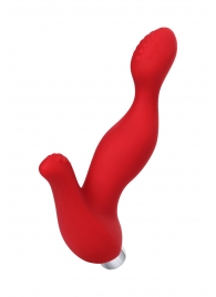 Красный силиконовый вибростимулятор простаты Proman - 12,5 см. - ToyFa - в Черкесске купить с доставкой