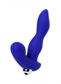 Синий силиконовый вибростимулятор простаты Stroman - 14,5 см. - ToyFa - в Черкесске купить с доставкой