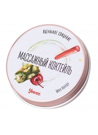 Массажная свеча «Массажный коктейль» с ароматом пина колады - 30 мл. - ToyFa - купить с доставкой в Черкесске