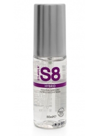 Cмазка на водно-силиконовой основе S8 Hybrid - 50 мл. - Stimul8 - купить с доставкой в Черкесске