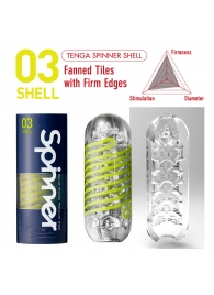 Мастурбатор SPINNER Shell - Tenga - в Черкесске купить с доставкой
