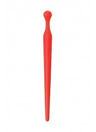 Красный силиконовый уретральный плаг - 10 см. - ToyFa - купить с доставкой в Черкесске